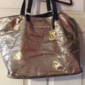 Gold Victoria’s Secret tote